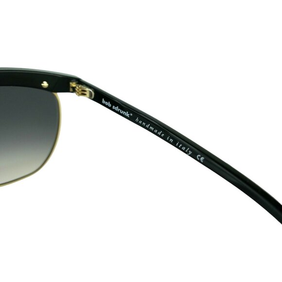 BOB SDRUNK GRACE (01) BLACK / GOLD 54 X 17 SUNGLASS FRAMES EYEWEAR - Picture 5 of 6